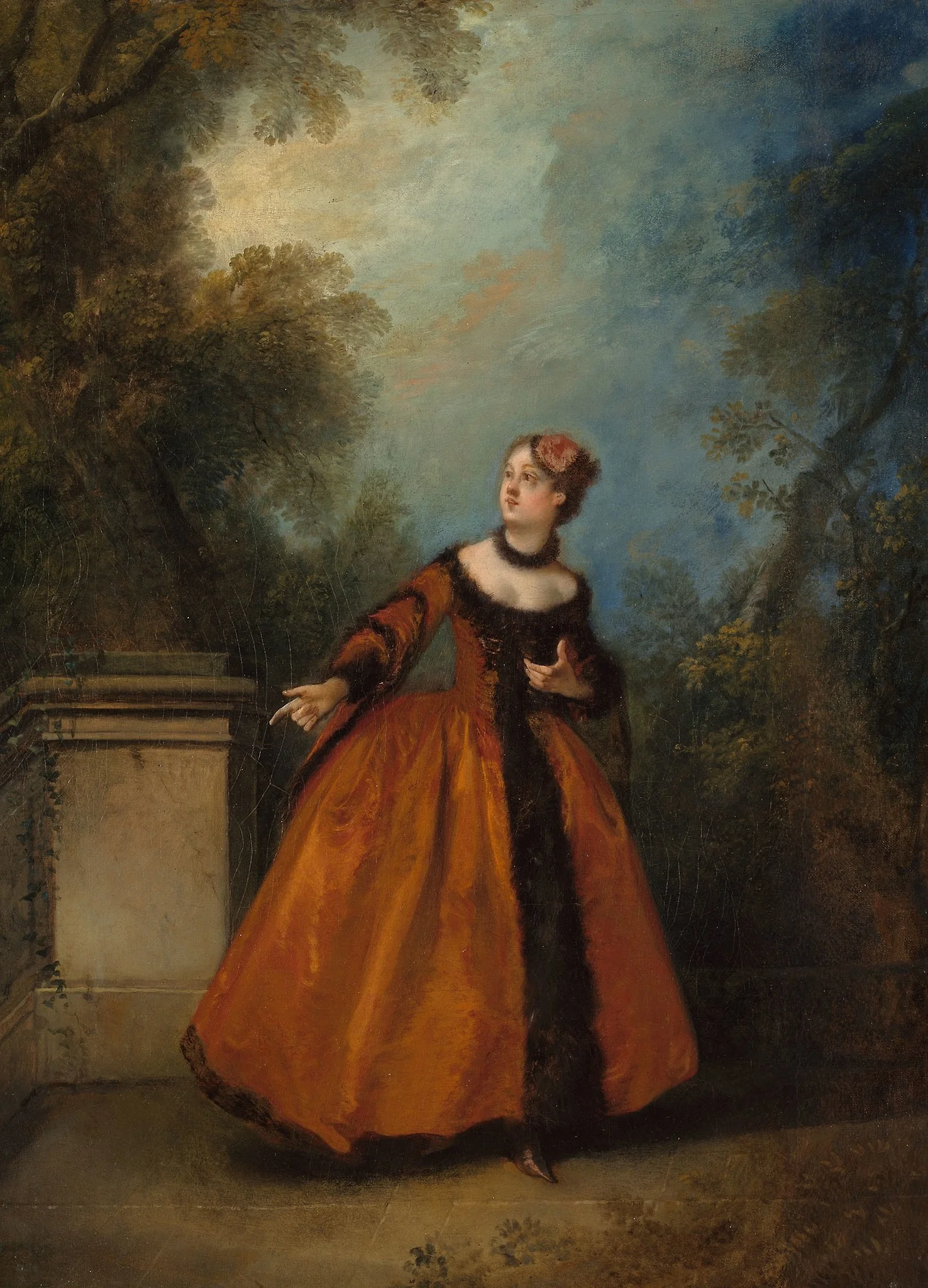 The Beautiful Greek Woman, by Nicolas Lancret, oil, 1733
