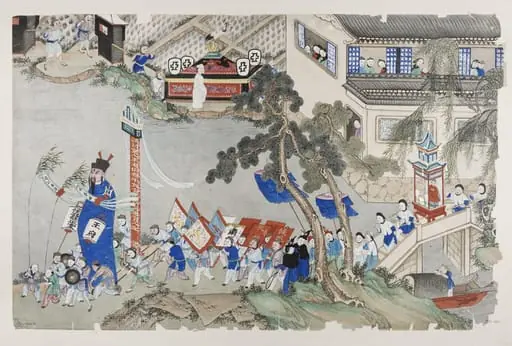 Funeral procession of a woman