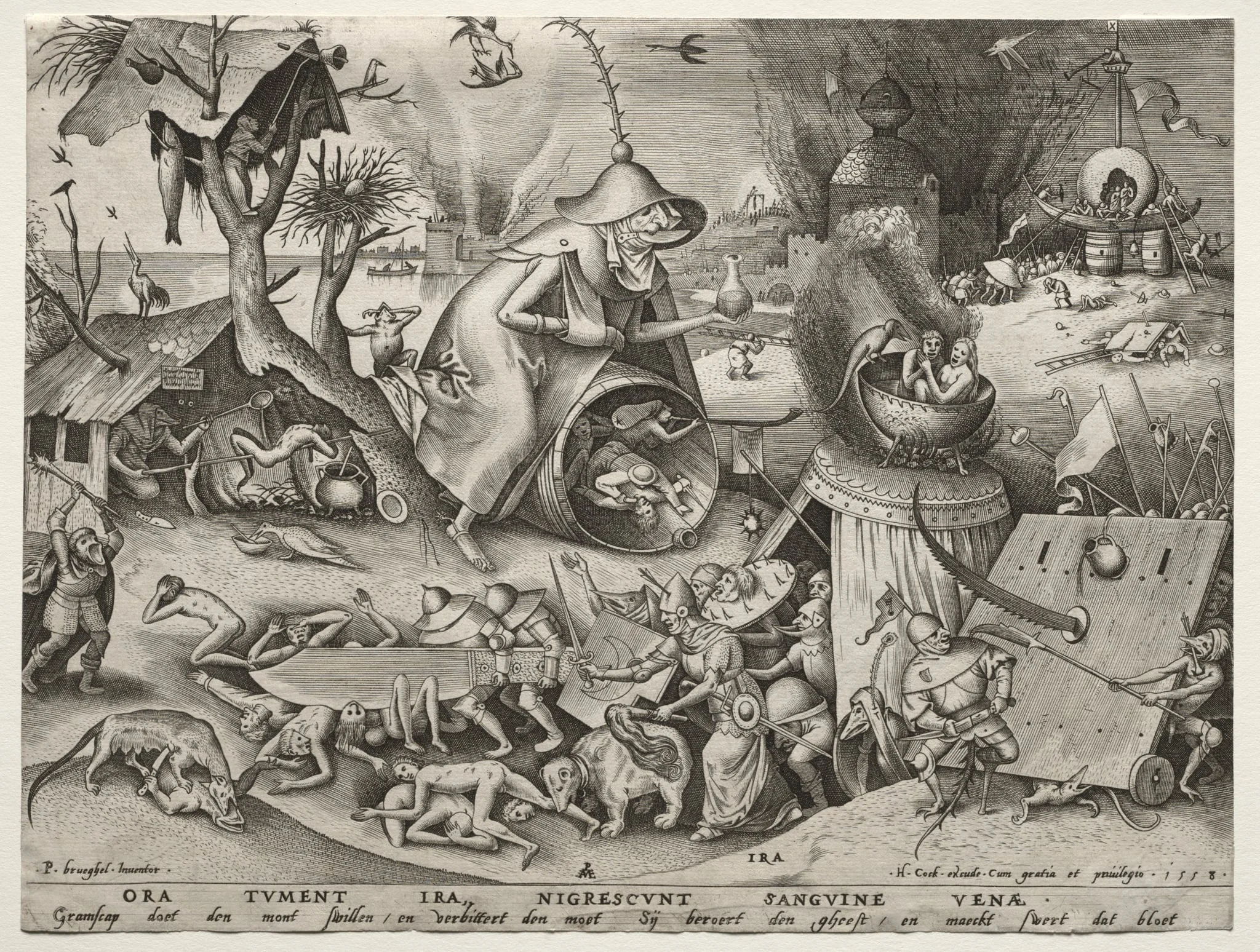 The Seven Deadly Sins:  Anger, by Pieter Brueghel the Elder, 1558