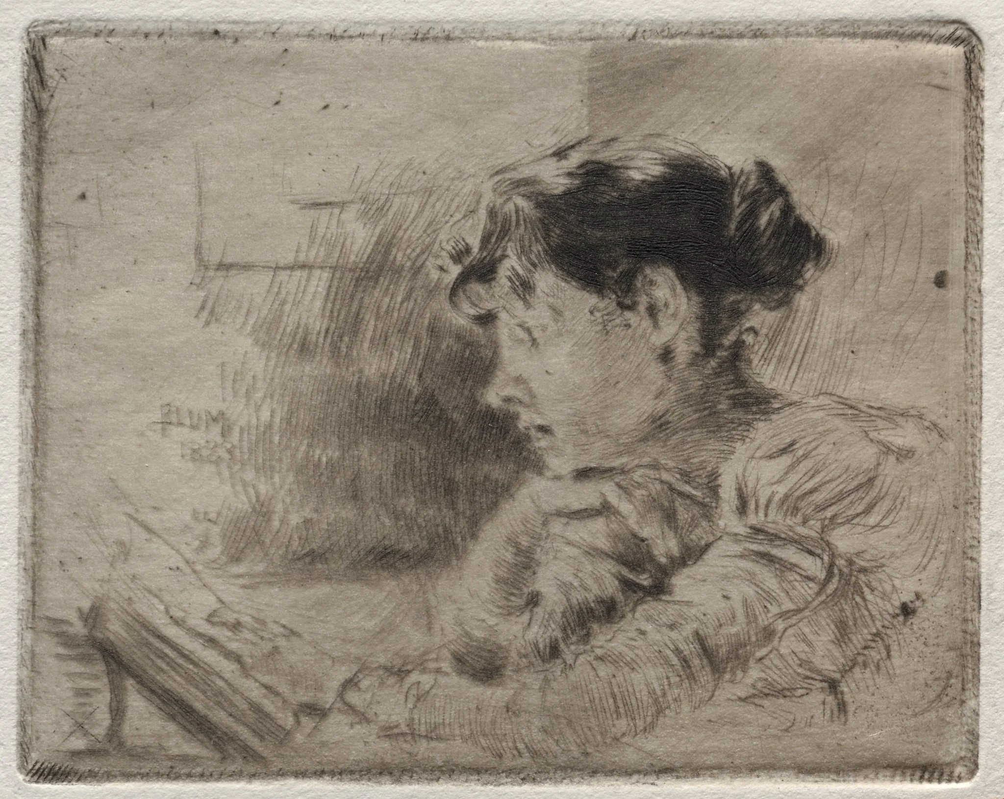 Girl Reading, by Robert Frederick Blum, 1883