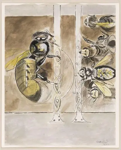 Bees: Separation of the Queen from the workers