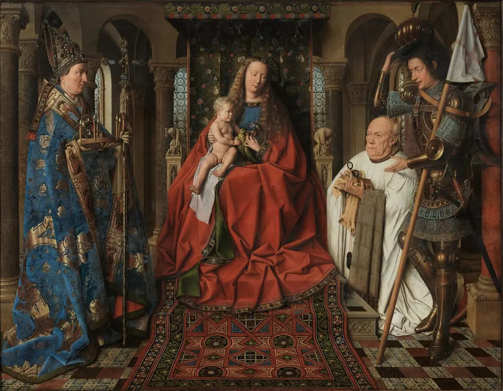 Madonna with Canon Joris van der Paele