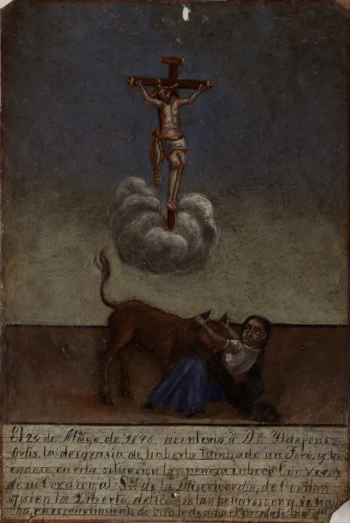 Votive offering dedicated to the Lord of Mercy