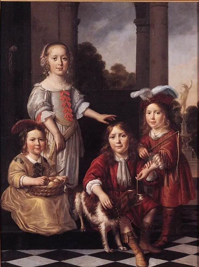 Portrait of Four Children