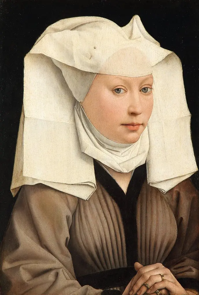 Portrait of a Young woman with a Winged Bonnet
