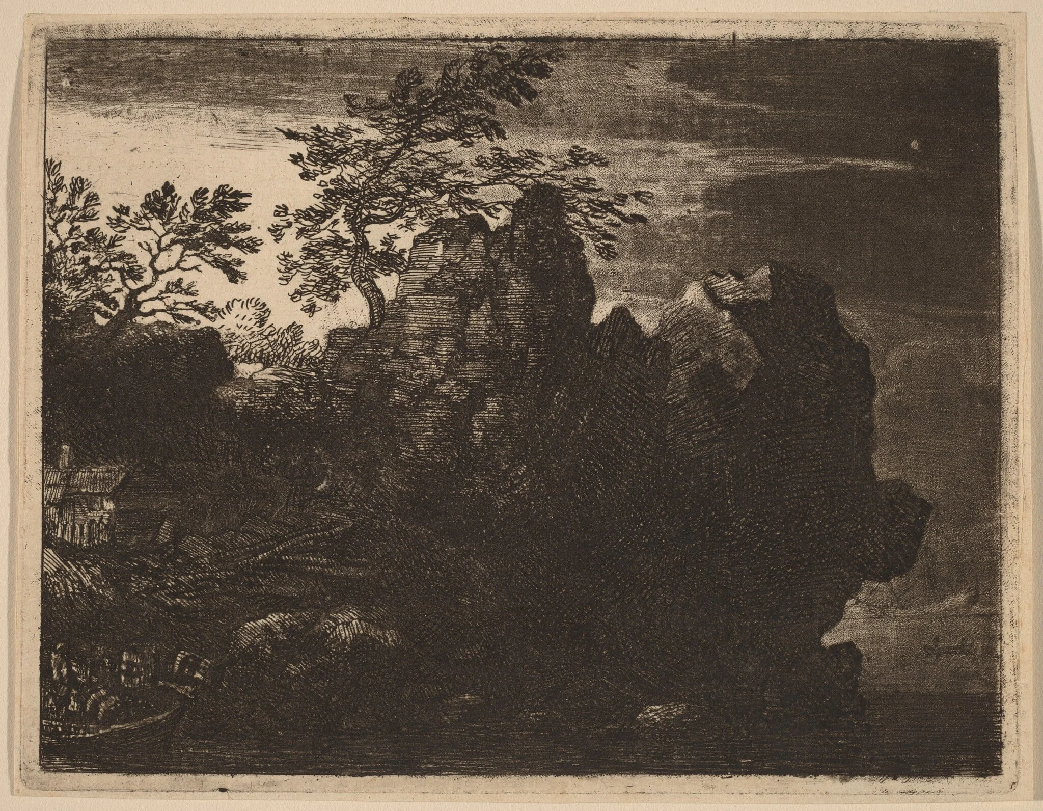 Large Rock at the River