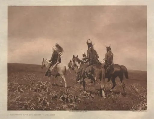 Portfolio IV, Plate 138: A Successful Raid for Horses--Apsaroke