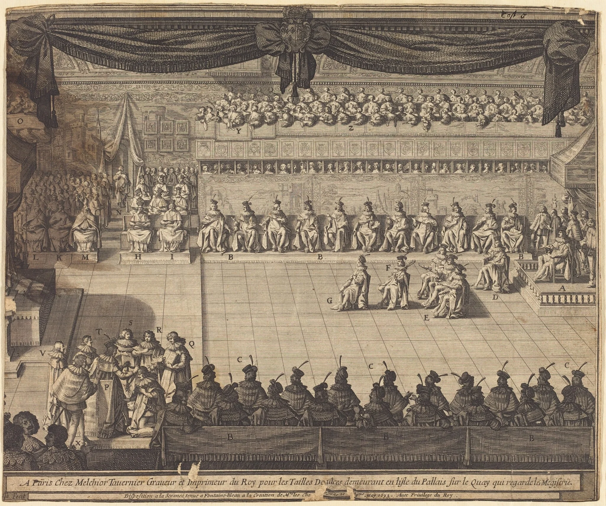 Meeting in the Chapel at Fontainebleau