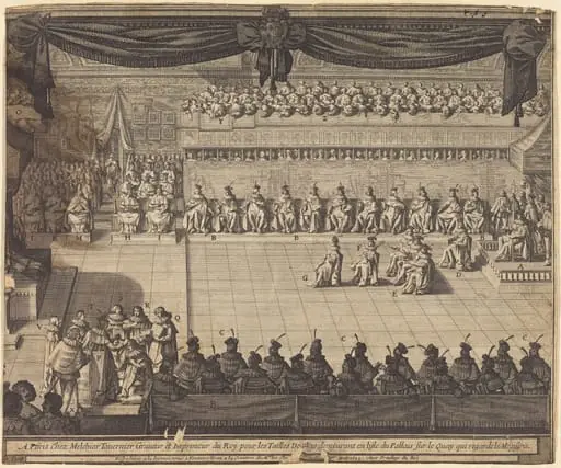 Meeting in the Chapel at Fontainebleau