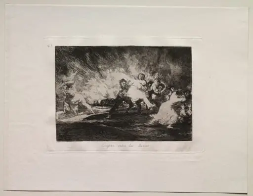 The Horrors of War:  They Escape Through the Flames