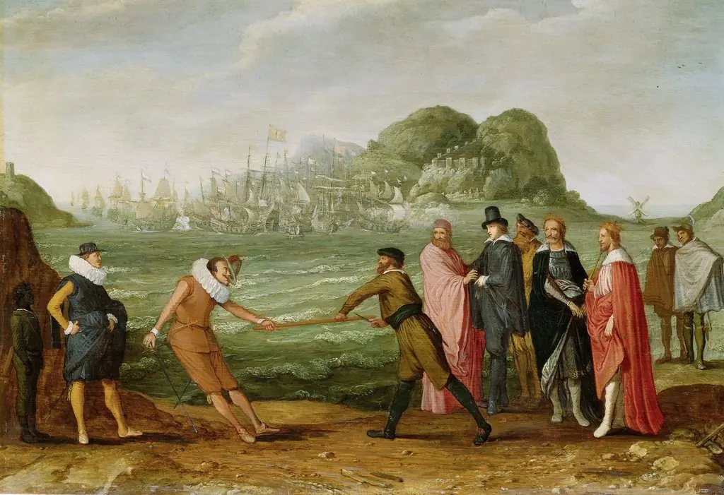 Allegory of the Dutch victory over the Spanish fleet at Gibraltar, 25 April 1607