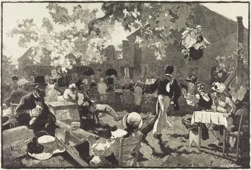 Le Cabaret du Coq de Bruyère au Bois de Meudon