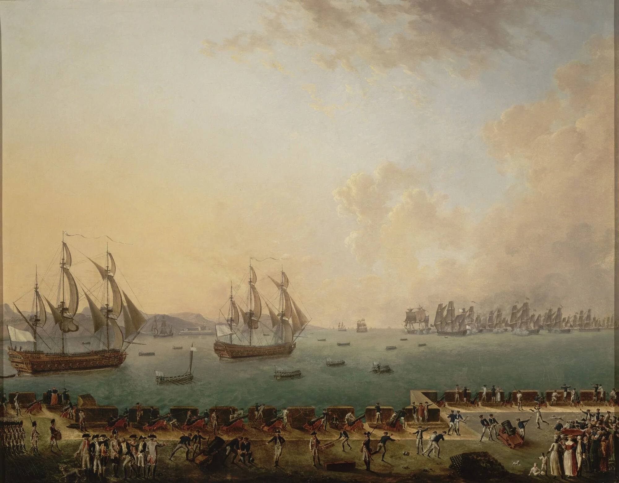 Combat naval dans la rade de Fort Royal de la Martinique, 18 décembre 1779