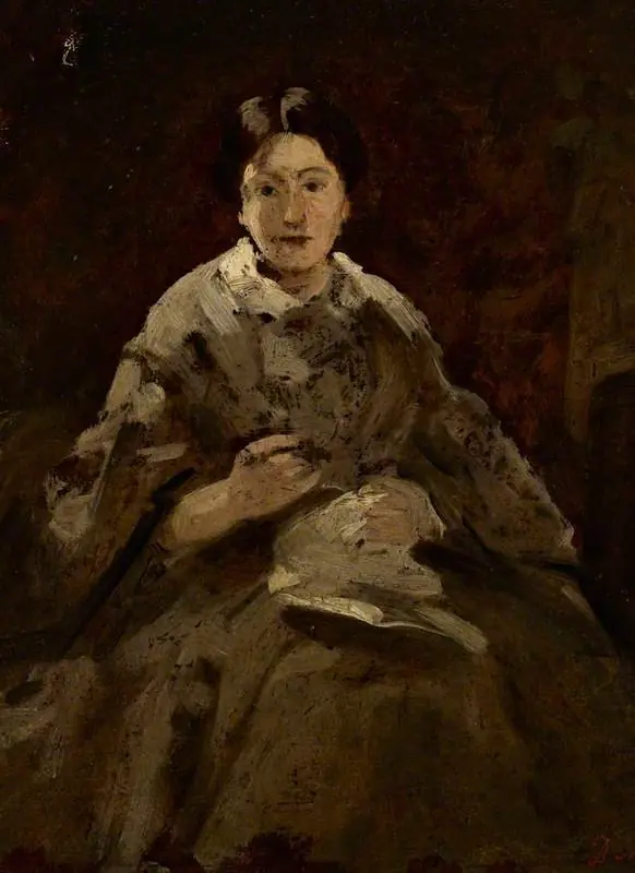 A Study for 'A Lady in Grey' (Isabella Macnee, Mrs Wiseman, the artist's daughter)