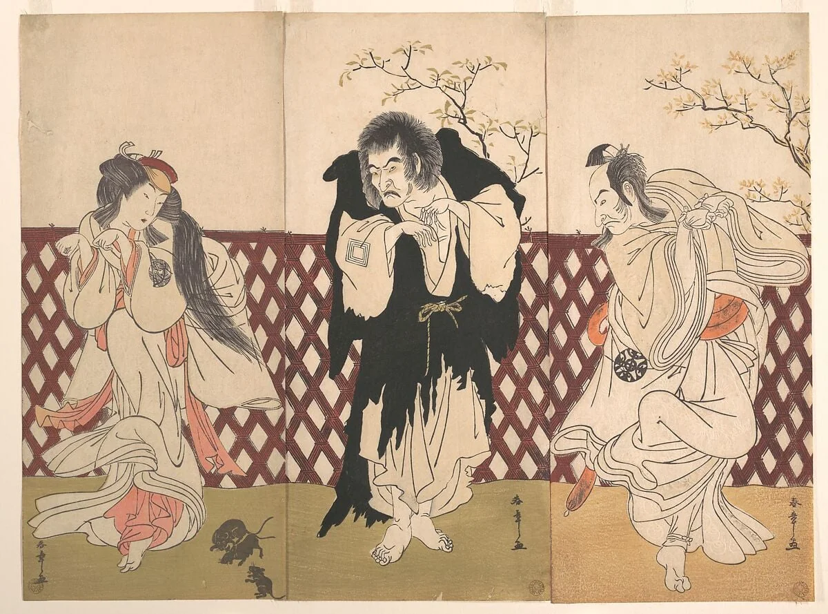 Untitled, by Katsukawa Shunshō, ink, 1775
