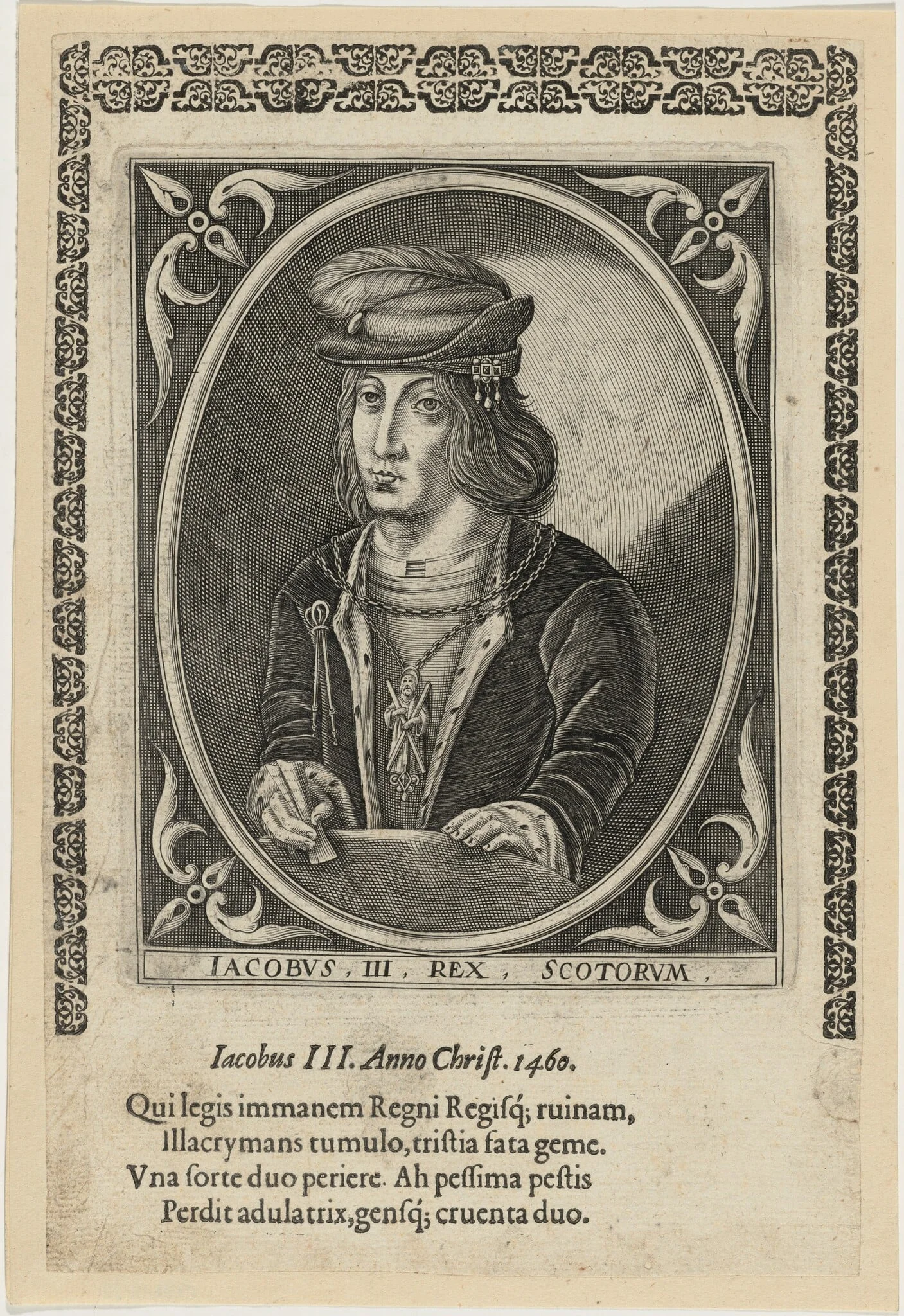 James III, King of Scotland, by Unknown 19th Century, ink, 1603