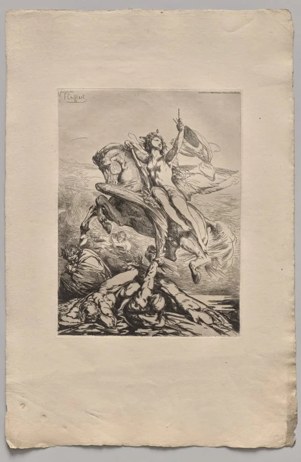 Genius of the Arts, by Nicolas-François Chifflart, 1865