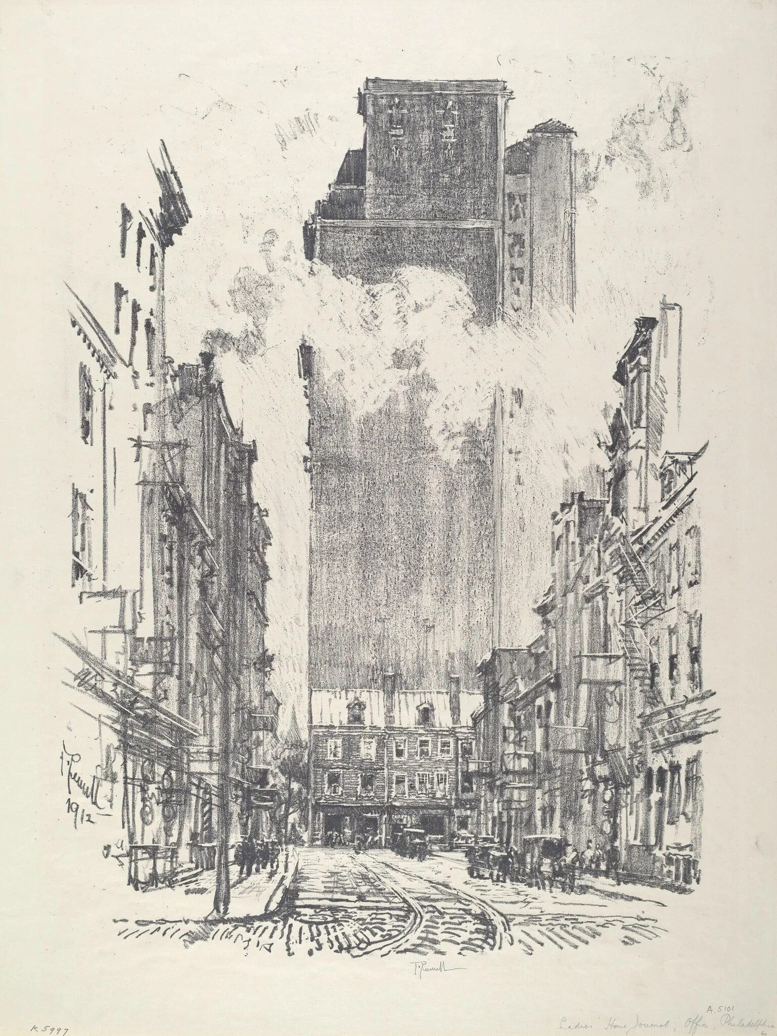 Down Sansom Street