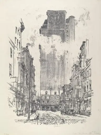 Down Sansom Street