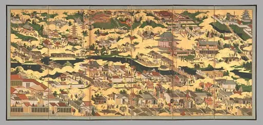 洛中洛外図屏風|Scenes in and around the Capital