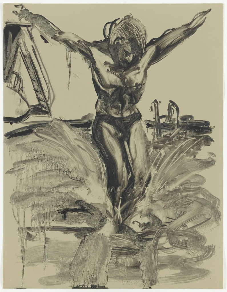 Untitled, by Eric Fischl, oil, 1980