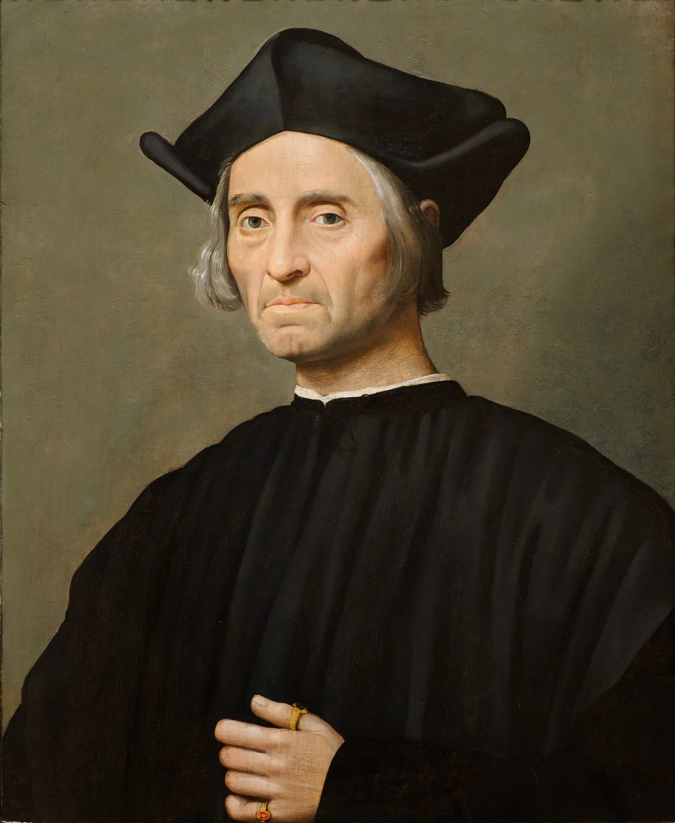 Portrait of a Man, by Ridolfo del Ghirlandaio, unspecified, 1510