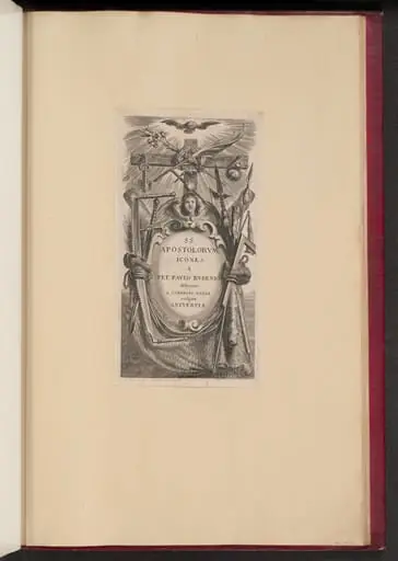 Title Plate for SS. Apostolorvm Icones