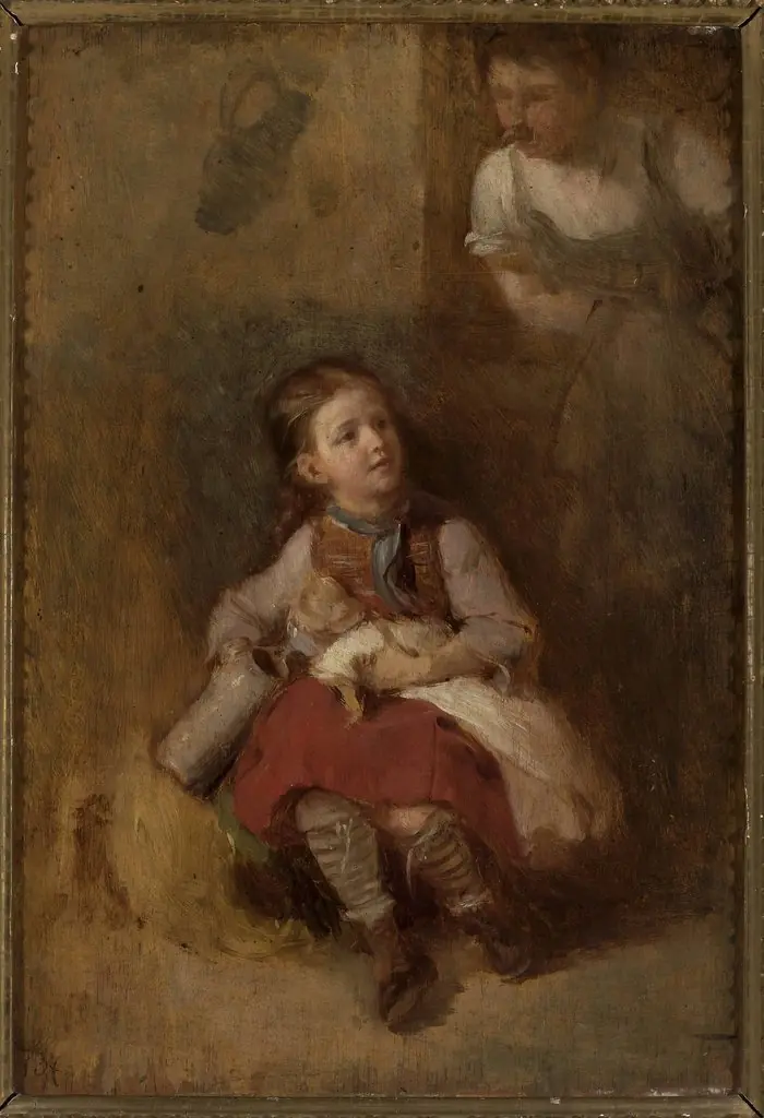 Girl with a doll