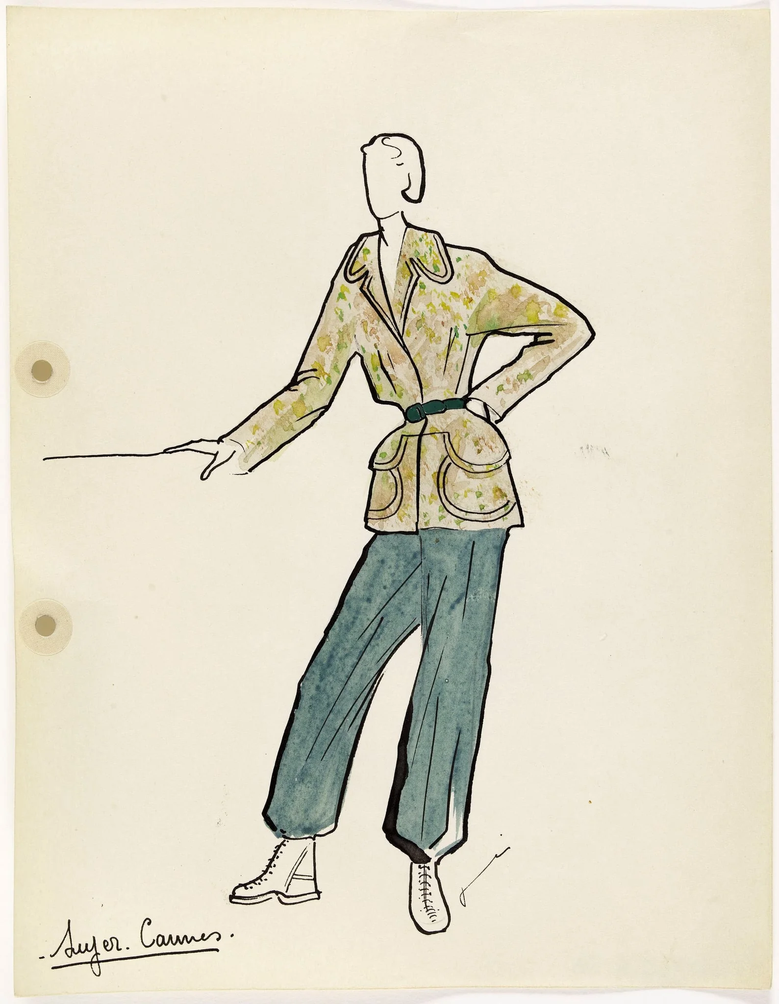 'Super Cannes', by Carven, 1949