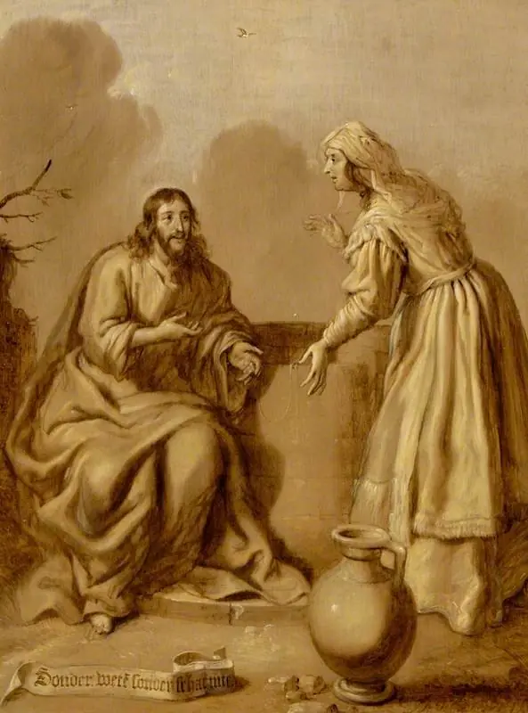 Christ and the Woman of Samaria at the well