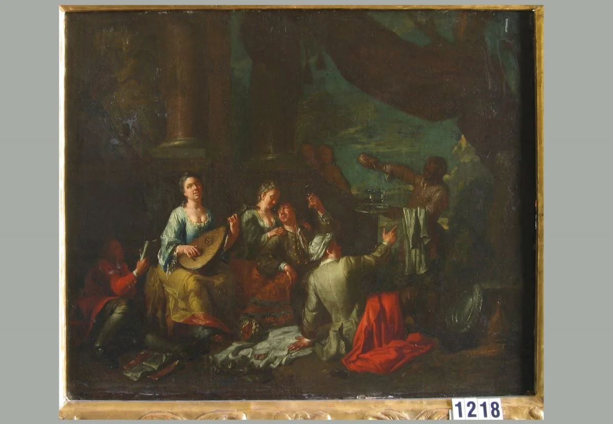 Petrecere (pandant: Petrecere cu dans), by Jan Carel Vierpeyl, unspecified