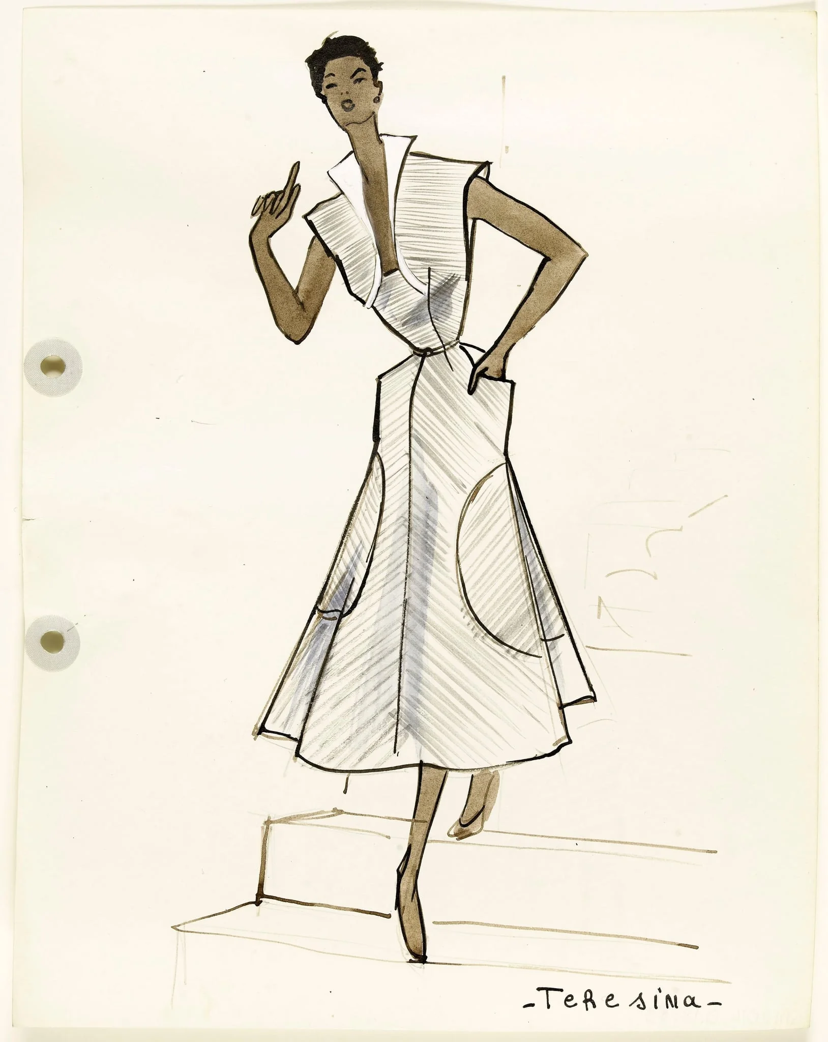 'Teresina', by Marie-Louise Carven, 1951