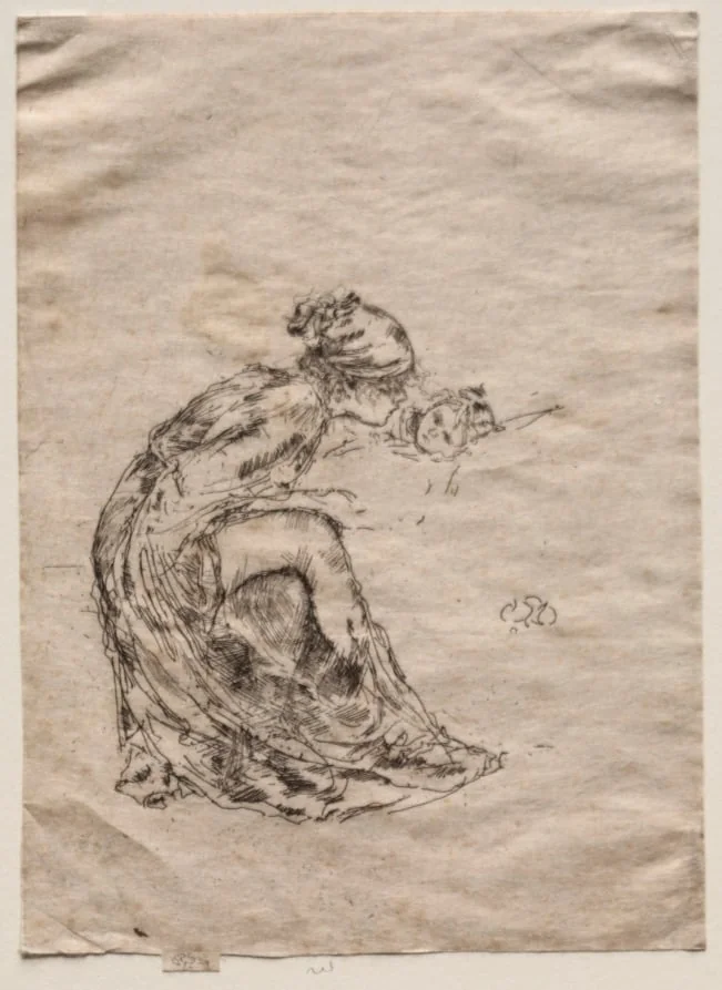 Cameo, No. 1 (Mother and Child), by James McNeill Whistler, 1891