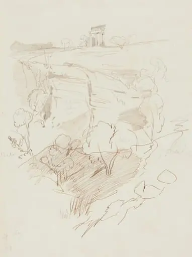 Ruined Temple on a Hill