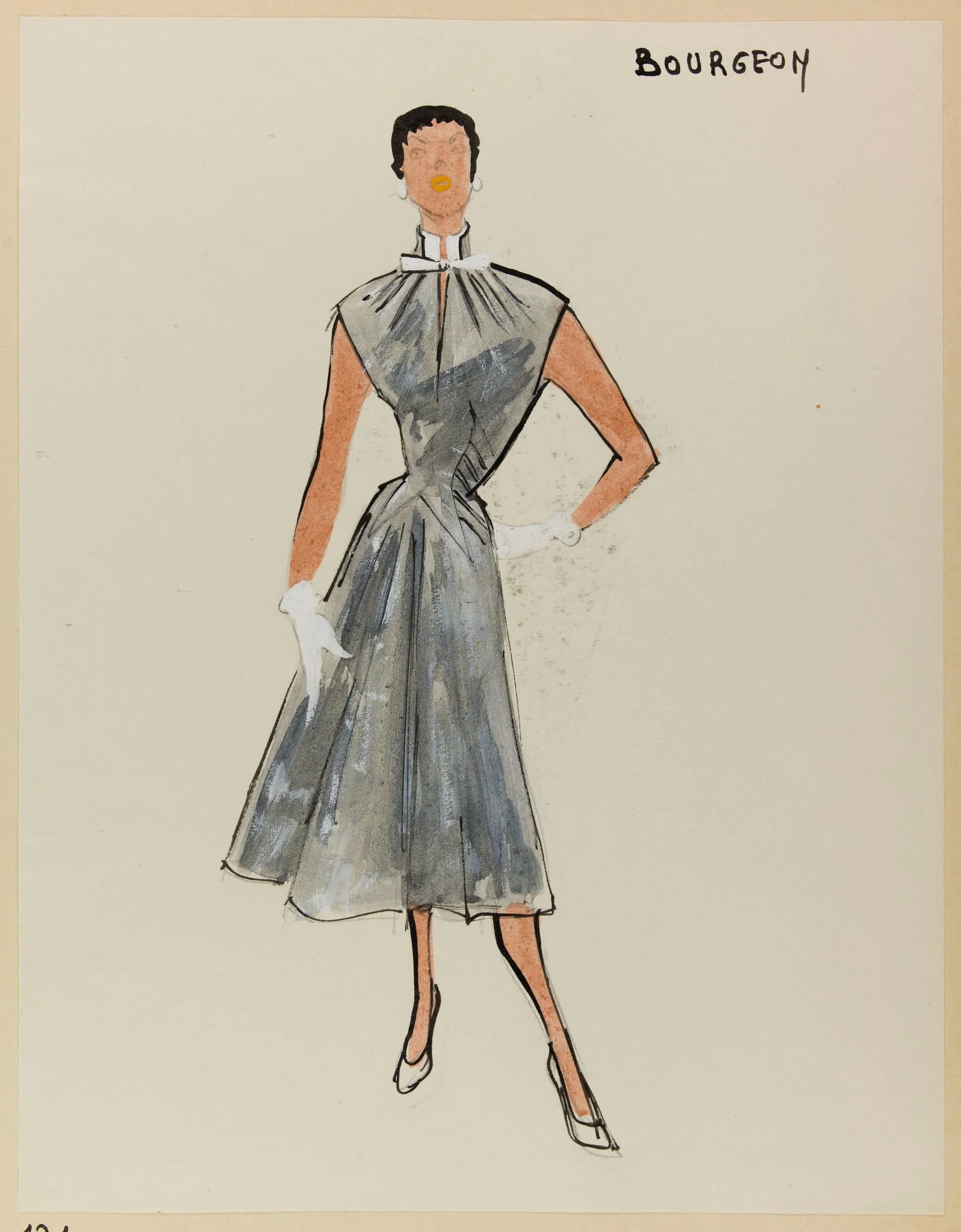 Bourgeon, by Marie-Louise Carven, 1953