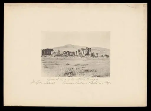 General View of Martand Temple, Liddar Valley, Kashmir