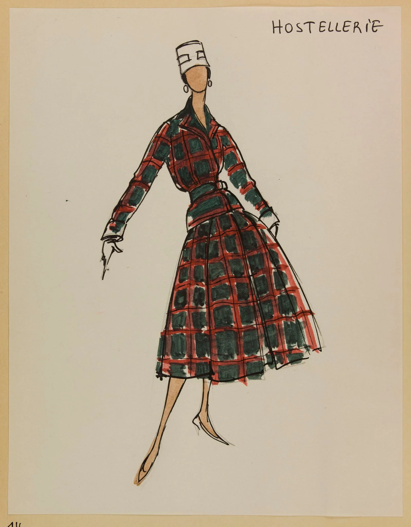 Hostellerie, by Carven, 1955