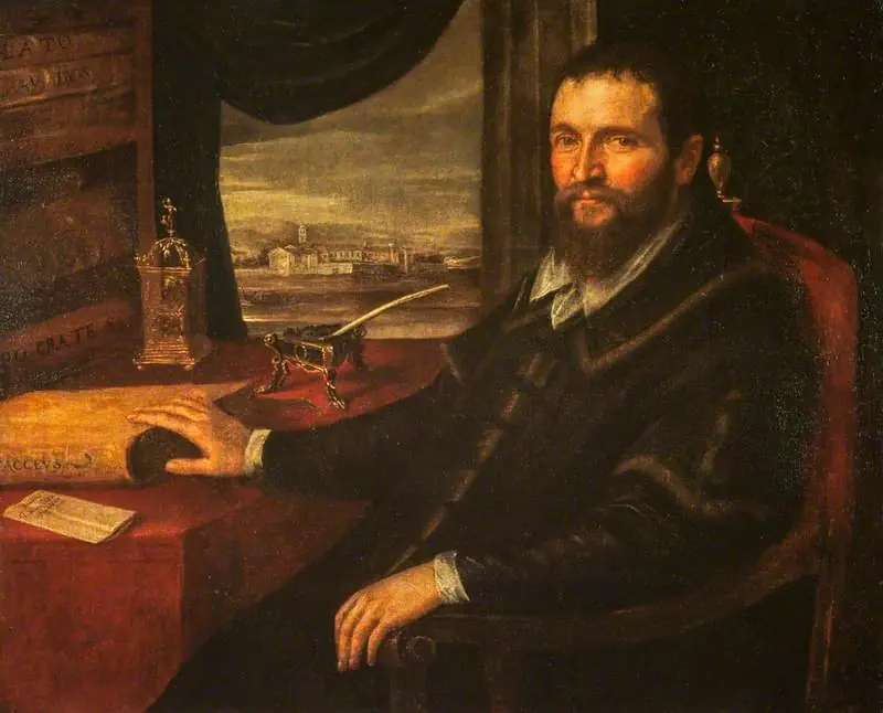 A Scholar with an Inkstand