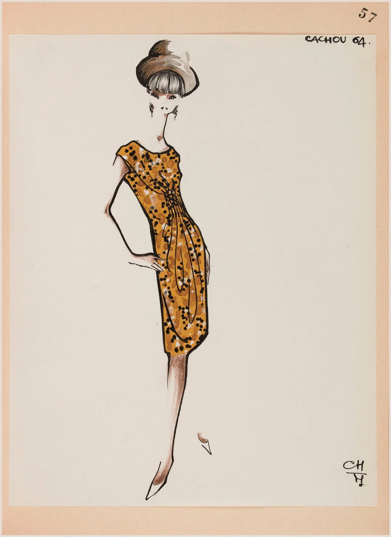 Cachou, by Marie-Louise Carven, 1963