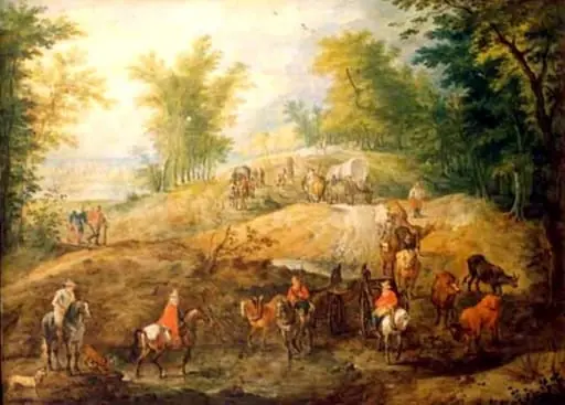 Drum la marginea pădurii
