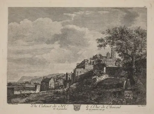 View of a Hilltown