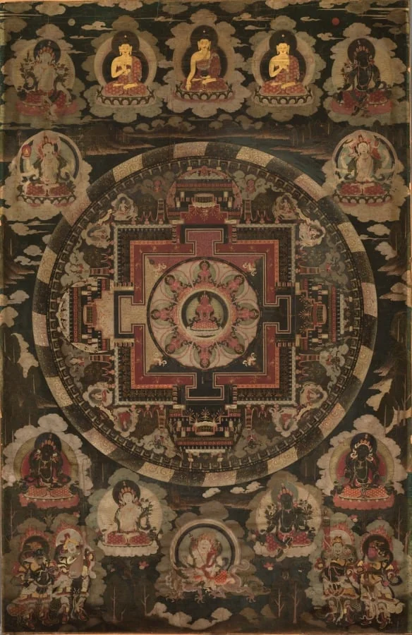 Mandala, by Unknown, unspecified, 1704
