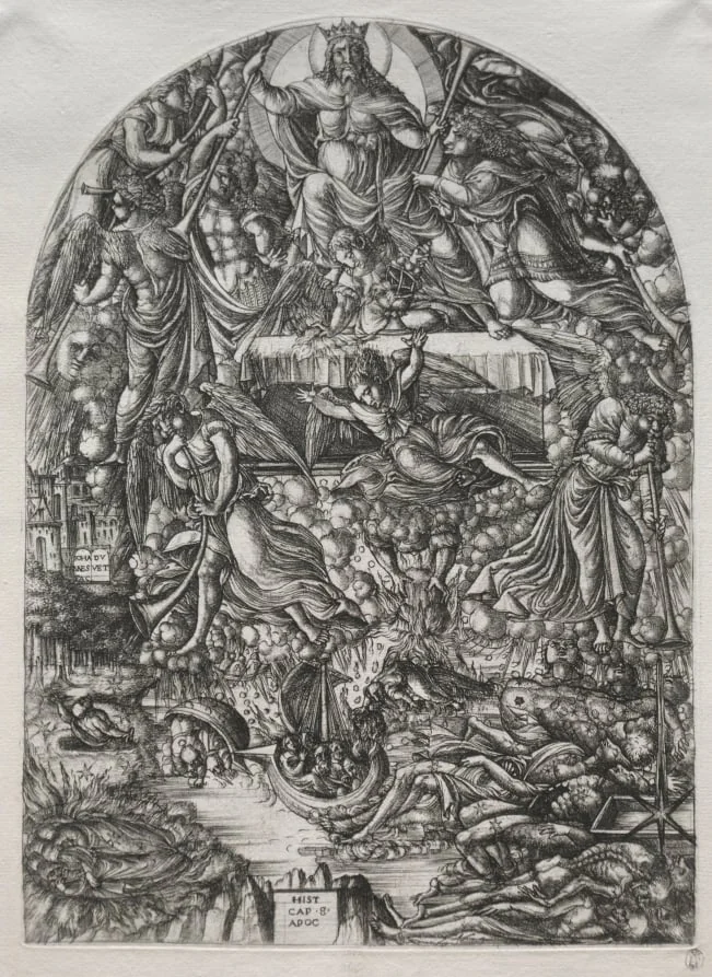The Apocalypse:  The Opening of the Seventh Seal, by Jean Duvet, 1561