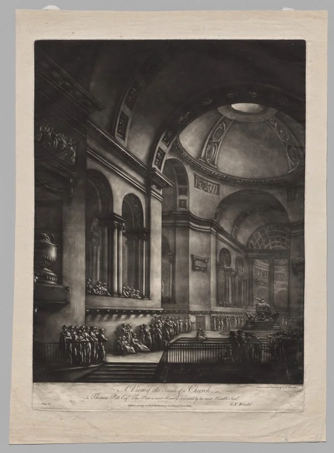 A View of the Inside of a Church