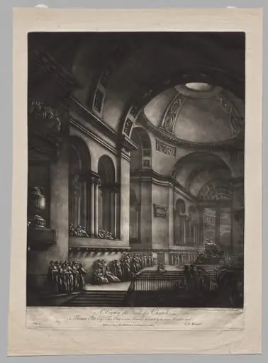 A View of the Inside of a Church