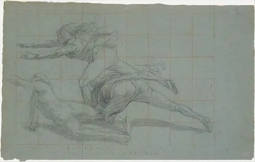 Study for "The Siege of Gibraltar": Three Figures