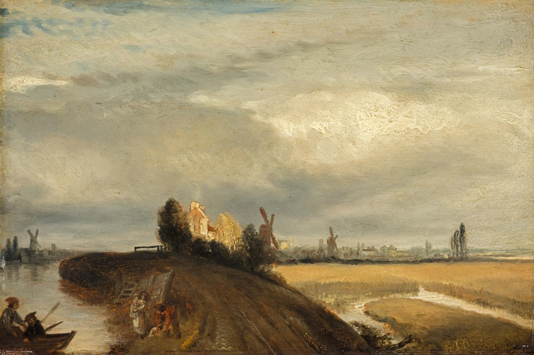 Landscape in the Manner of Rembrandt