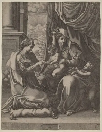 The Mystic Marriage of Saint Catherine