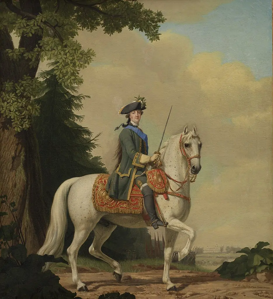 Catharina II of Russia and her stallion Brillante