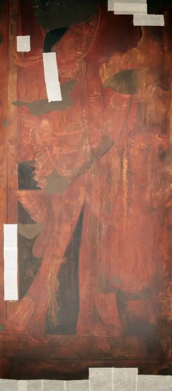 Copy of Painting inside the Caves of Ajanta (cave 17)